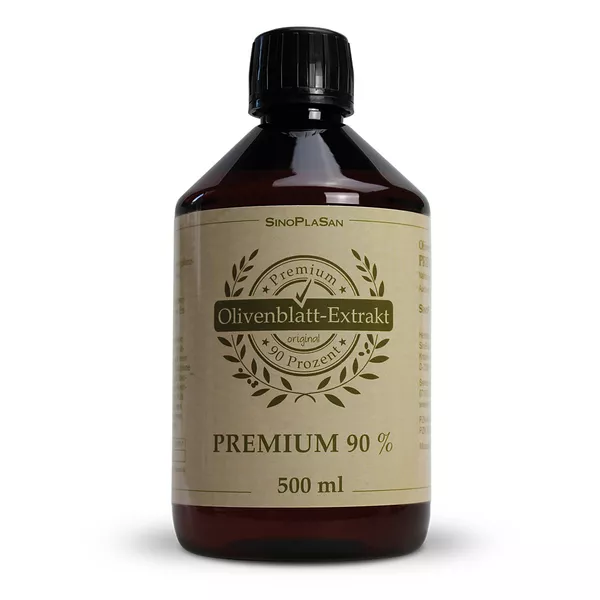 Olivenblatt-extrakt Premium 90% 500 ml