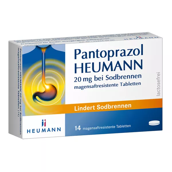Pantoprazol Heumann 20 mg b.Sodbrennen m 14 St