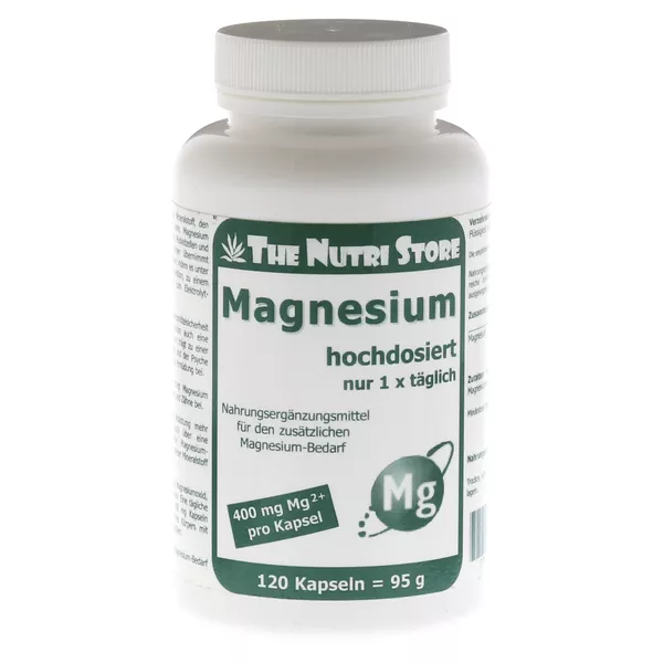 Magnesium 400 mg Kapseln 120 St