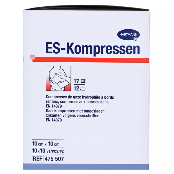 ES-Kompressen steril10x10 cm 12f 10X10 St