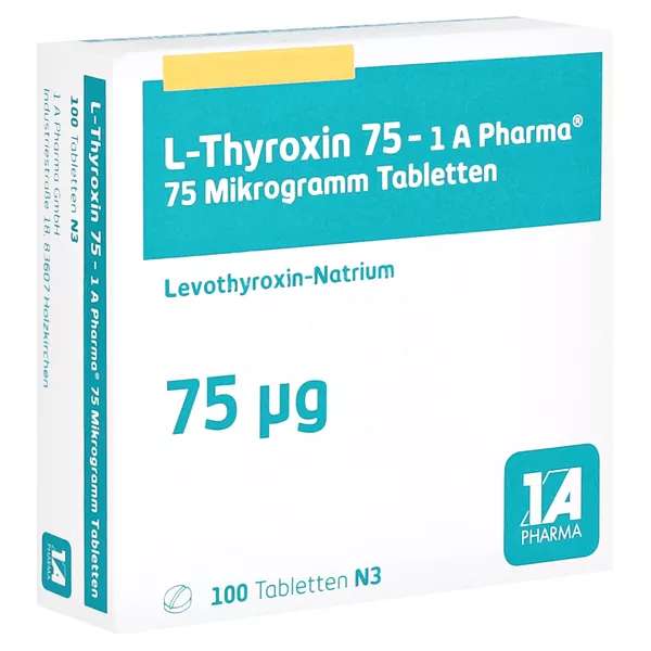 L-thyroxin 75-1a Pharma Tabletten 100 St