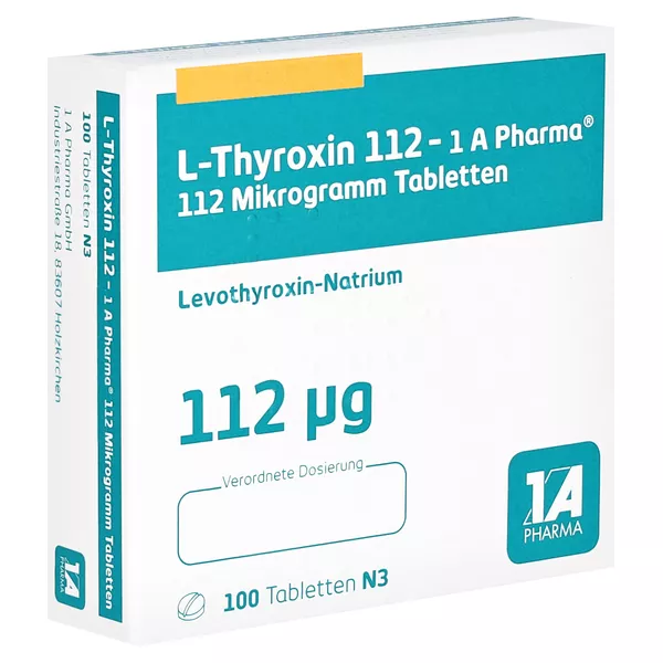 L-thyroxin 112-1a Pharma Tabletten 100 St