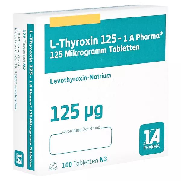 L-thyroxin 125-1a Pharma Tabletten 100 St