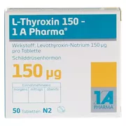 L-thyroxin 150-1a Pharma Tabletten, 50 St.