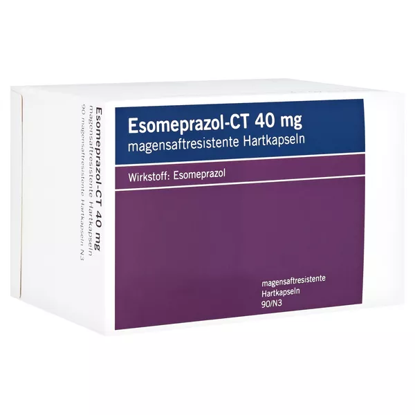 ESOMEPRAZOL-CT 40 mg magensaftr.Hartkapseln 90 St