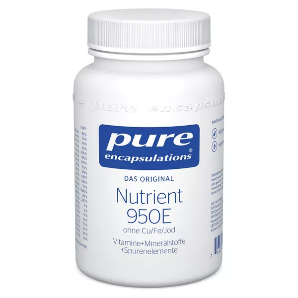 pure encapsulations Nutrient 950E ohne Cu/Fe/Jod, 90 St.