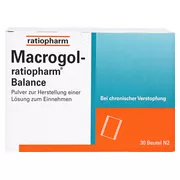 Macrogol ratiopharm Balance 30 St