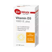 Produktabbildung: Vitamin D3 1.000 I.E. plus Dr.Wolz Kapse