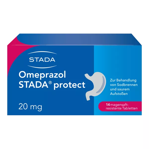 Omeprazol STADA protect 20mg magensaftres. Tabl. bei Sodbrennen 14 St