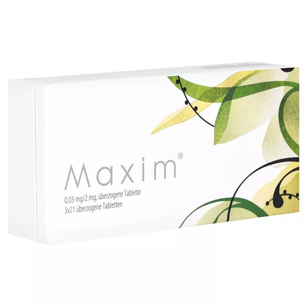 Maxim 0,03 mg/2 mg überzogene Tabletten 63 St