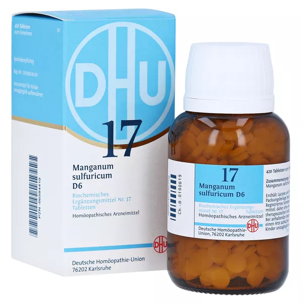 DHU Schüßler-Salz Nr. 17 Manganum sulfuricum D6, 420 St.