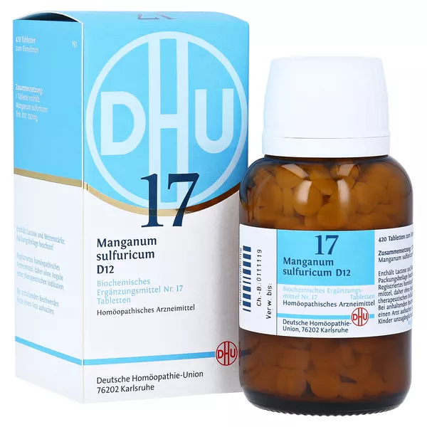 DHU Schüßler-Salz Nr. 17 Manganum sulfuricum D12, 420 St.