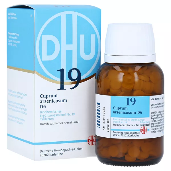 DHU Schüßler-Salz Nr. 19 Cuprum arsenicosum D6 420 St