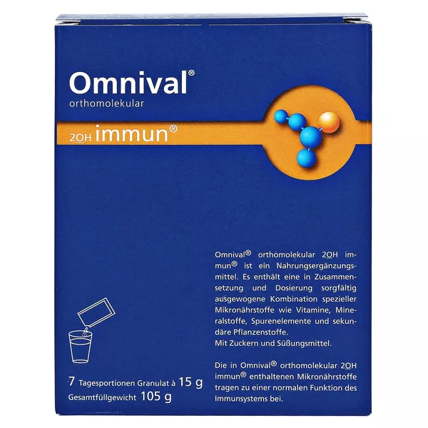 Omnival orthomolekular 2OH immun Granulat, 7 St.