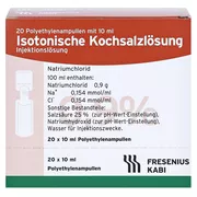 Kochsalzlösung 0,9% Fresenius 20X10 ml