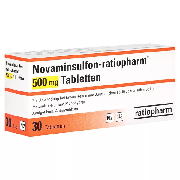NOVAMINSULFON-ratiopharm 500 mg Tabletten 30 St