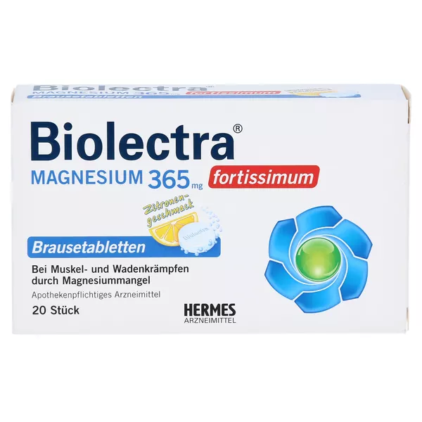 Biolectra MAGNESIUM 365 mg fortissimum 20 St