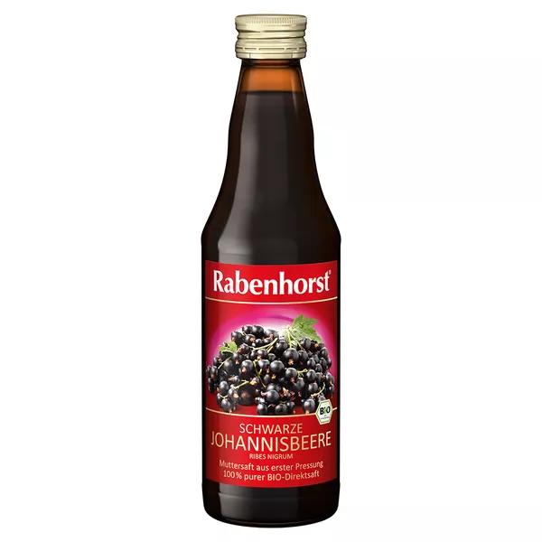 Rabenhorst Schwarzer Johannisbeer Bio Muttersaft 330 ml