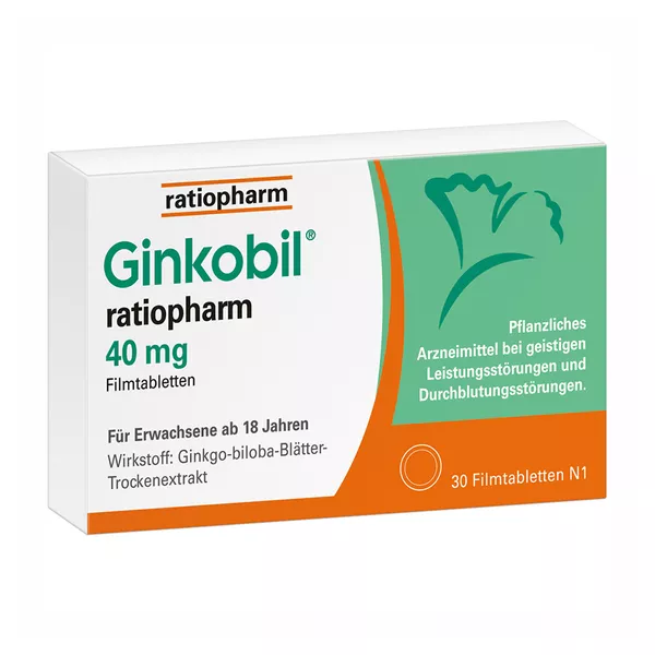 Ginkobil ratiopharm 40 mg