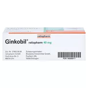 Ginkobil ratiopharm 40 mg 120 St