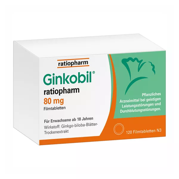 Ginkobil ratiopharm 80 mg, 120 St.