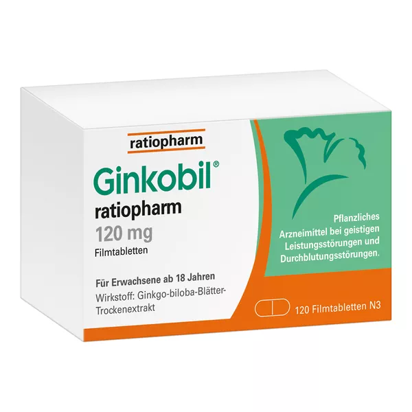 Ginkobil ratiopharm 120 mg, 120 St.