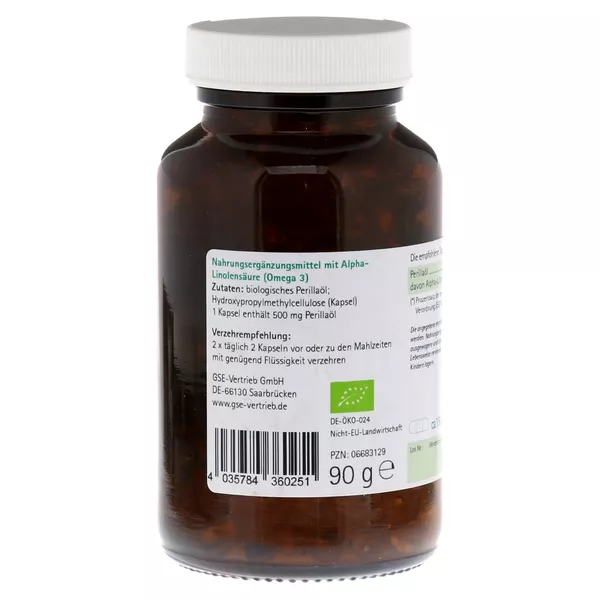 Omega 3 - Perillaöl  Kapseln (Bio) 150 St