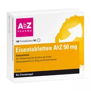 Eisentabletten AbZ 50 mg Filmtabletten 100 St