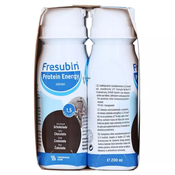 Fresubin Protein Energy DRINK Trinknahrung Schokolade 4X200 ml