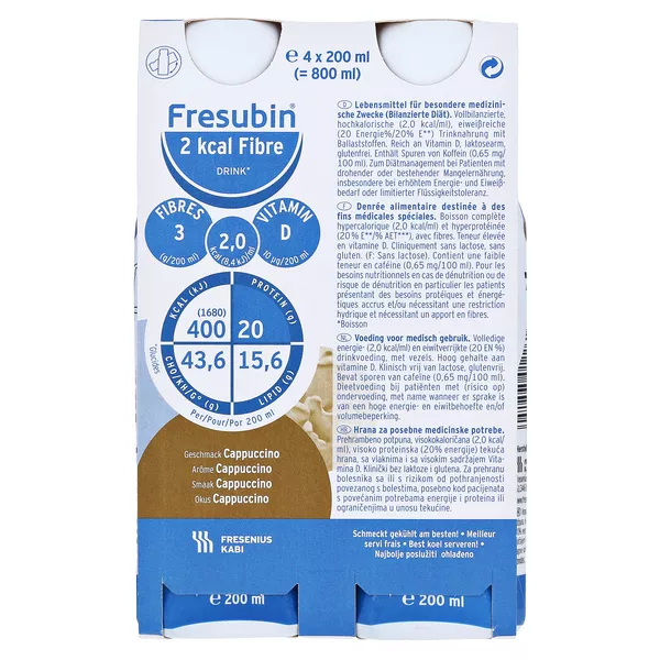 Fresubin Protein Energy DRINK Trinknahrung Cappuccino, 6 x 4 x 200 ml