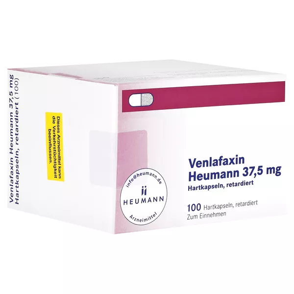 VENLAFAXIN Heumann 37,5 mg Hartkapseln retardiert 100 St