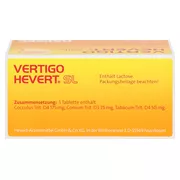 Vertigo Hevert SL Tabletten, 100 St.
