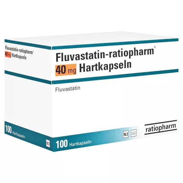 FLUVASTATIN-ratiopharm 40 mg Hartkapseln 100 St