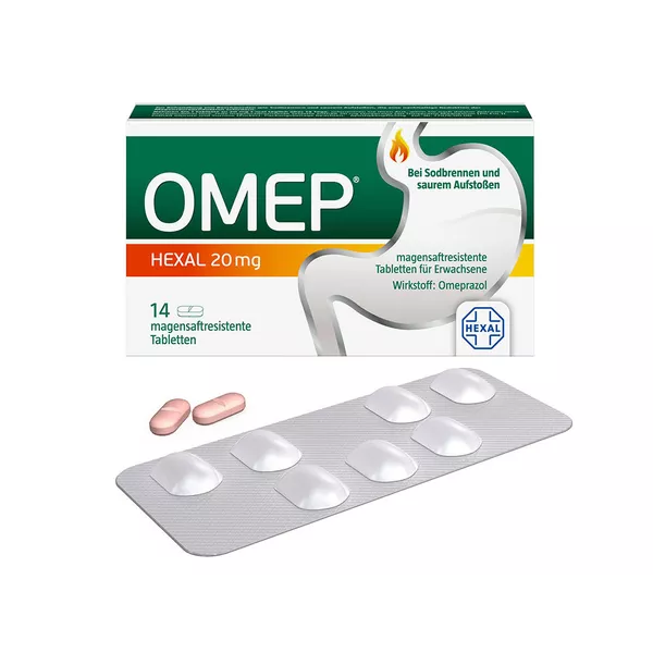 OMEP HEXAL 20 mg, 14 St.