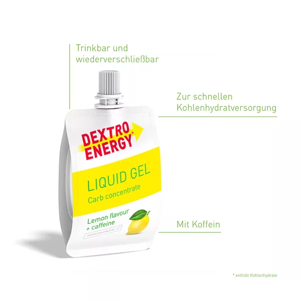 Dextro Energy* Sports Nutrition Liquid Gel Lemon + Caffein 60 ml