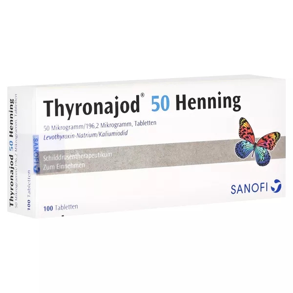 Thyronajod 50 Henning Tabletten 100 St