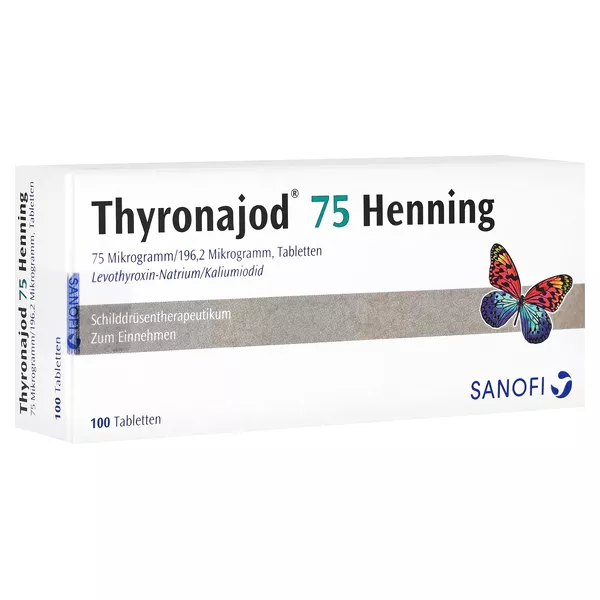 Thyronajod 75 Henning Tabletten 100 St
