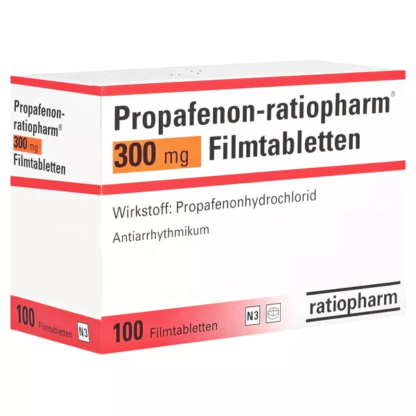 PROPAFENON-ratiopharm 300 mg Filmtabletten 100 St