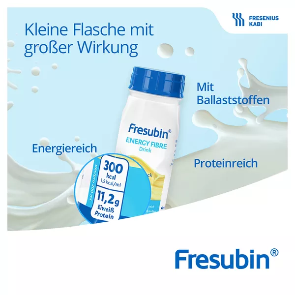 Fresubin Energy Fibre Trinknahrung Vanille 6X4X200 ml