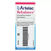 Artelac Rebalance Augentropfen für gereizte trockene Augen 10 ml