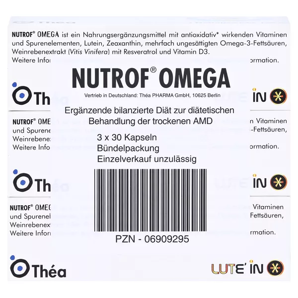 Nutrof Omega Kapseln 3X30 St