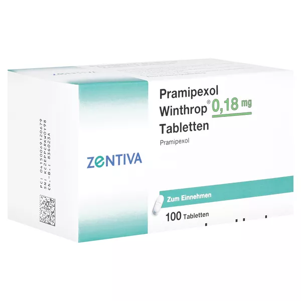 Pramipexol Winthrop 0,18 mg Tabletten 100 St
