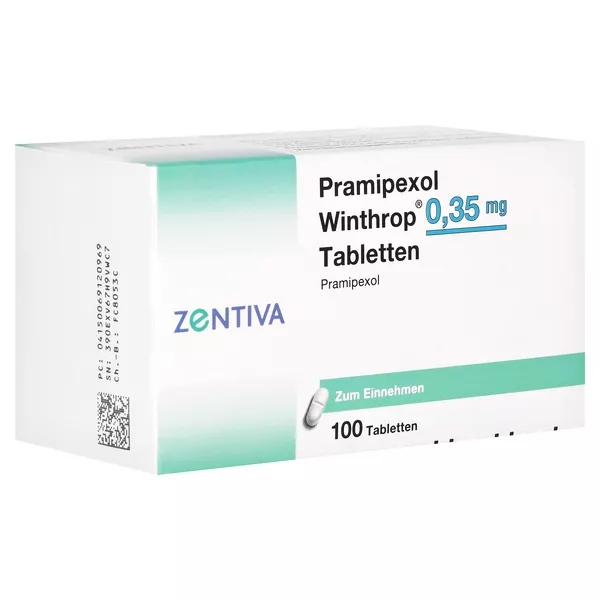 Pramipexol Winthrop 0,35 mg Tabletten 100 St