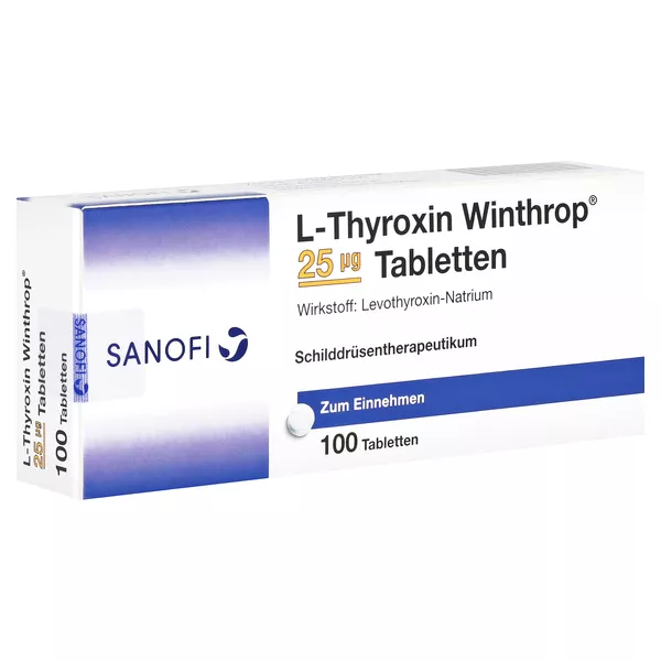 L-thyroxin Winthrop 25 µg Tabletten 100 St