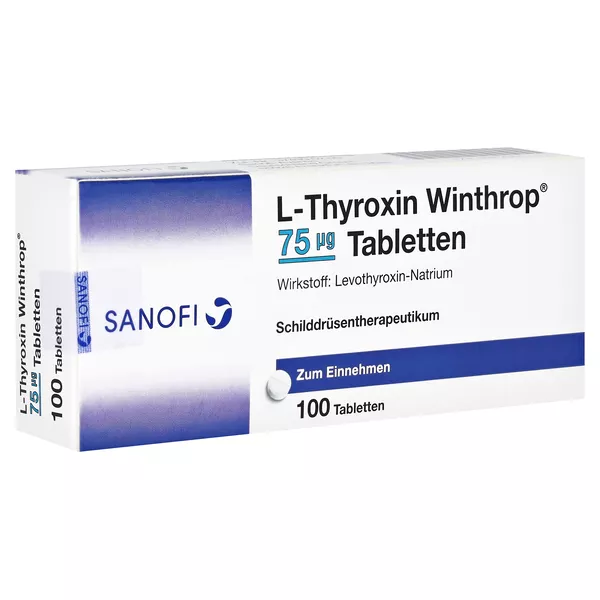L-thyroxin Winthrop 75 µg Tabletten, 100 St.