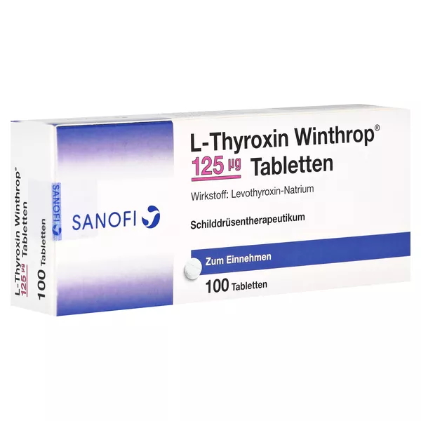 L-thyroxin Winthrop 125 µg Tabletten 100 St