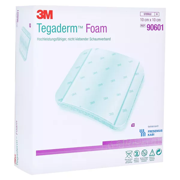 Tegaderm Foam N.klebend FK 10x10 cm 9060 10 St