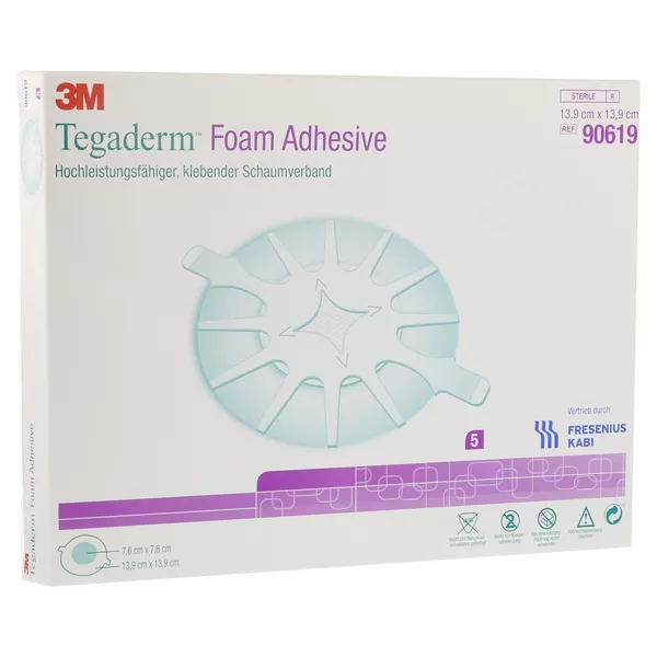 Tegaderm Foam Adhesive FK 13,9 cm rund 9 5 St