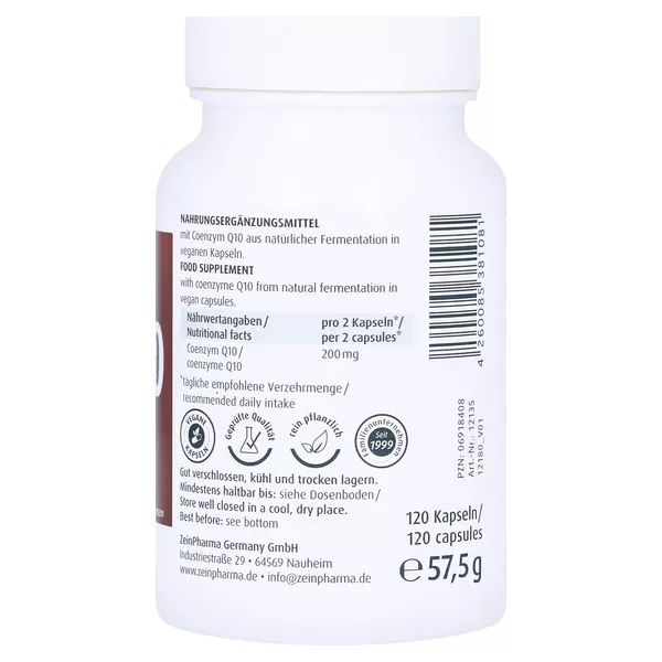 Coenzym Q10 Kapseln 100 mg, 120 St.