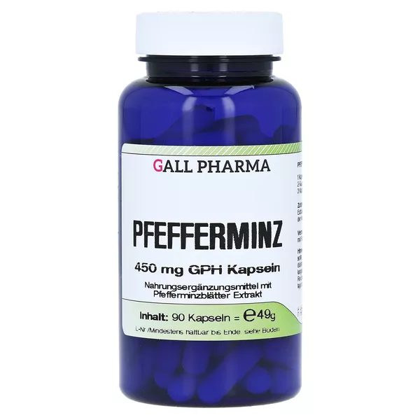 Pfefferminz 450 mg GPH Kapseln 90 St